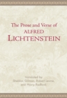 Image for Prose and Verse of Alfred Lichtenstein