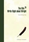 Image for The Rite to Write Right about Wright