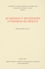 Image for Academias Y Sociedades Literarias De Mexico : 18
