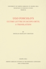 Image for Ugo Foscolo&#39;s Ultime Lettere di Jacopo Ortis: A Translation