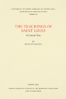 Image for Teachings of Saint Louis: A Critical Text