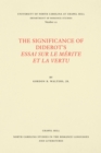 Image for Significance of Diderot&#39;s Essai sur le merite et la vertu