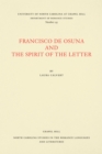Image for Francisco de Osuna and the Spirit of the Letter