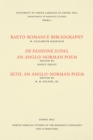 Image for Studies in the Romance Languages and Literatures: Raeto-Romance Bibliography; De Passione Judas, an Anglo-Norman Poem; and Seth, an Anglo-Norman Poem