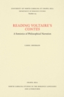 Image for Reading Voltaire&#39;s Contes: A Semiotics of Philosophical Narration