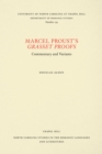 Image for Marcel Proust&#39;s Grasset Proofs: Commentary and Variants