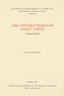 Image for Instructions of Saint Louis: A Critical Text