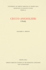 Image for Cecco Angiolieri: A Study