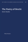 Image for The Poetry of Brecht : Seven Studies