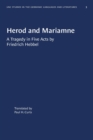Image for Herod and Mariamne : A Tragedy in Five Acts by Friedrich Hebbel