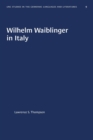 Image for Wilhelm Waiblinger in Italy