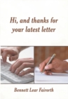 Image for Hi, and Thanks for Your Latest Letter