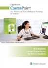 Image for Lippincott CoursePoint for Eliopoulos&#39; Gerontological Nursing