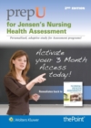 Image for PrepU for Jensen&#39;s Nursing Health Assessment