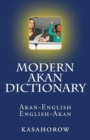 Image for Modern Akan Dictionary : Akan-English &amp; English-Akan