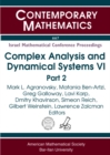 Image for Complex Analysis and Dynamical Systems VIPart 2: Complex analysis, quasiconformal mappings, complex dynamics
