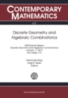 Image for Discrete geometry and algebraic combinatorics