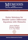 Image for Entire Solutions for Bistable Lattice Differential Equations with Obstacles