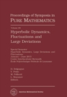 Image for Hyperbolic dynamics, fluctuations, and large deviations