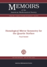 Image for Homological mirror symmetry for the quartic surface : volume 236, number 1116