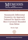 Image for Nonsmooth Differential Geometry-An Approach Tailored for Spaces with Ricci Curvature Bounded from Below