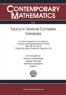 Image for Topics in several complex variables: First USA-Uzbekistan Conference, Analysis and Mathematical Physics, May 20-23, 2014, California State University, Fullerton, CA