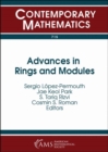 Image for Advances in Rings and Modules