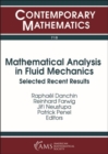 Image for Mathematical Analysis in Fluid Mechanics : Selected Recent Results