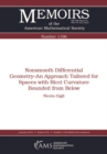 Image for Nonsmooth differential geometry: an approach tailored for spaces with Ricci curvature bounded from below : volume 251, number 1196