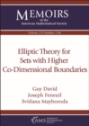 Image for Elliptic Theory for Sets with Higher Co-Dimensional Boundaries