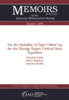Image for On the stability of type I blow up for the energy super critical heat equation