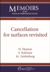 Image for Cancellation for surfaces revisited