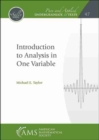 Image for Introduction to Analysis in One Variable