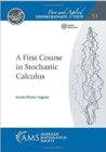Image for A first course in stochastic calculus