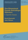 Image for One-Dimensional Ergodic Schrodinger Operators