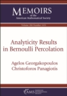 Image for Analyticity Results in Bernoulli Percolation