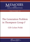 Image for The Generation Problem in Thompson Group $F$