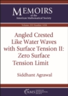 Image for Angled Crested Like Water Waves with Surface Tension II: Zero Surface Tension Limit