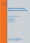Image for Maximal Cohen-Macaulay Modules and Tate Cohomology