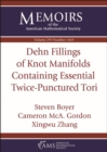 Image for Dehn Fillings of Knot Manifolds Containing Essential Twice-Punctured Tori