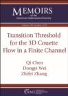 Image for Transition Threshold for the 3D Couette Flow in a Finite Channel