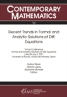 Image for Recent trends in formal and analytic solutions of diff. equations: Virtual Conference on Formal and Analytic Solutions of Diff. Equations, June 28-July 2, 2021, University of Alcala, Alcala de Henares, Spain : 782