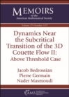 Image for Dynamics Near the Subcritical Transition of the 3D Couette Flow II: Above Threshold Case