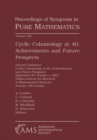 Image for Cyclic Cohomology at 40: Achievements and Future Prospects