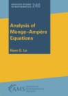 Image for Analysis of Monge-Ampere Equations