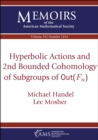Image for Hyperbolic Actions and 2nd Bounded Cohomology of Subgroups of $\textrm {Out}(F_n)$