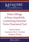 Image for Dehn Fillings of Knot Manifolds Containing Essential Twice-Punctured Tori