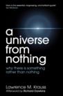 Image for A universe from nothing  : why there is something rather than nothing