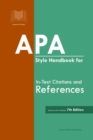 Image for APA Style Handbook for In-Text Citations and References : Based on APA Guidelines 7th Edition