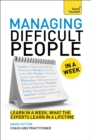 Image for Managing difficult people in a week